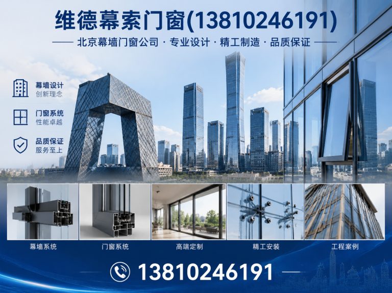 天津北京幕墙门窗公司展示图